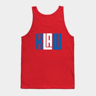 KLAW Logo - Red Tank Top